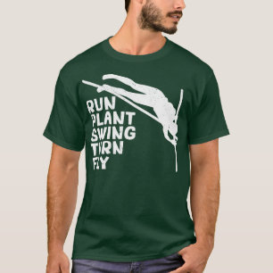 Camiseta Funny Pole Vault Pole Run Plant Swing