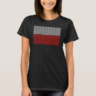 Camiseta Funny Polska Polônia flag kurwa