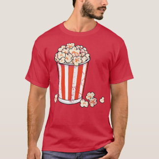 Camiseta Funny popcorn bag movie theater family movie night