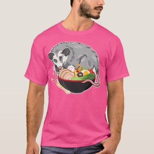 Camiseta Funny Possum Ramen Noodle LoverAnime Japonês