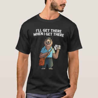 Camiseta Funny Postal Worker Design para Homens Mulheres Po