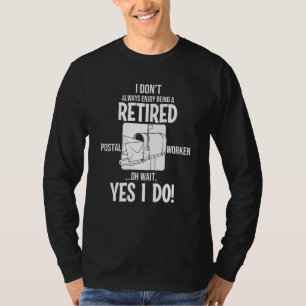 Camiseta Funny Postal Worker Retirement Cuja Cúpula Aposent