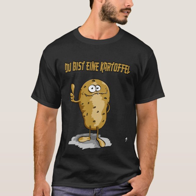 Camiseta funny potato t shirt (Frente)
