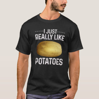 Camiseta Funny Potato Vegetable Costume I Just Really Like