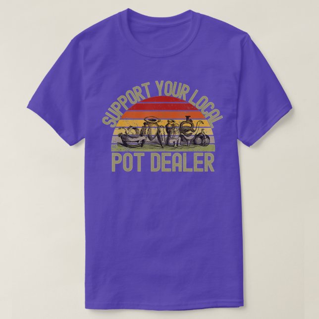 Camiseta Funny Pottery Gift For Pot Dealer Men Women Potter (Frente do Design)