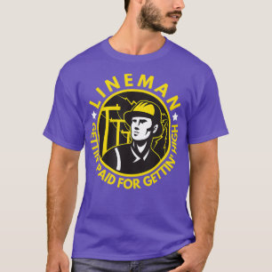 Camiseta Funny Power Lineman