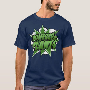 Camiseta Funny Powered By Plants Vegetarian Vegan Superpowe