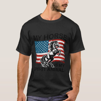 Camiseta Funny Pride Usa Flag Derby Day Horse Racing