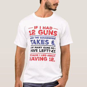 Camiseta Funny Pro Gun Segunda Emenda Presente