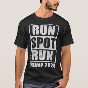 Camiseta Funny Pro Trump 2024 Run Spot Run Trump Kamala Deb