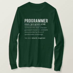Camiseta Funny Programmer Code Developer Meaning Definition