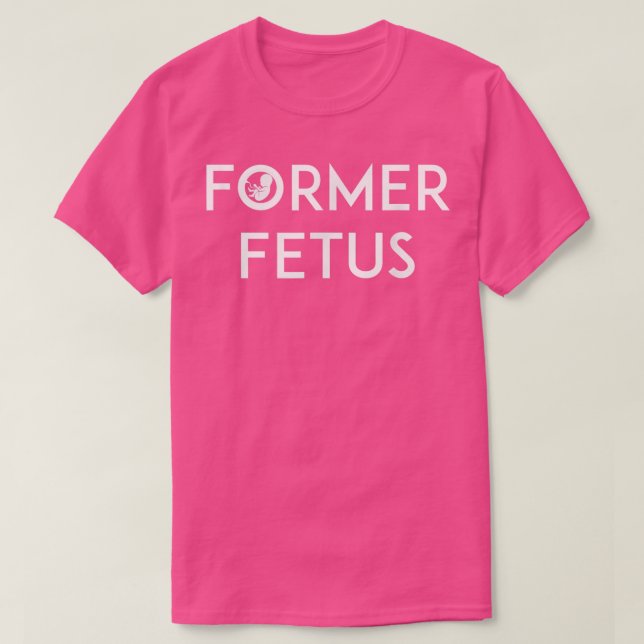 Camiseta Funny ProLife Antigo Feto (Frente do Design)