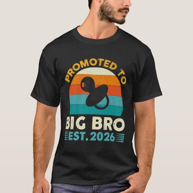 Camiseta Funny Promoted To Big Brother 2026 Soon To Be Big  (Frente)