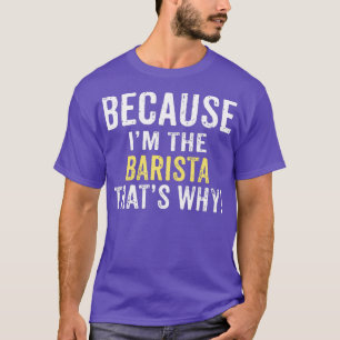 Camiseta Funny Proud Barista