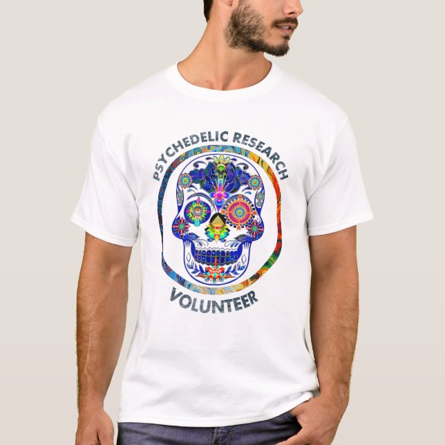 Camiseta Funny psychedelic research (Frente)