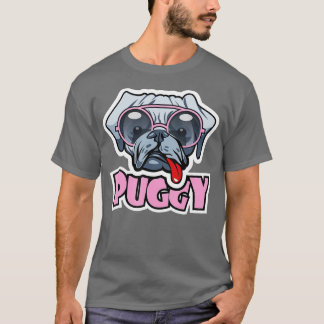 Camiseta Funny Puggy Pug Owner Sunglasses Pug Lovers gift