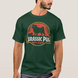 Camiseta Funny Pugs Jurassic Pug for Dog Lovers family frie