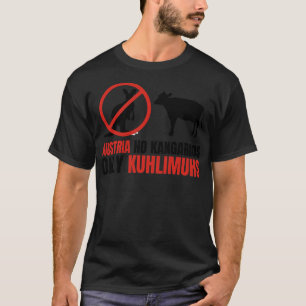 Camiseta Funny Pun Áustria No Kangaroos Only Kuhlimuhs