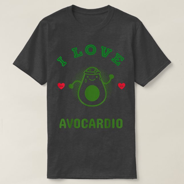 Camiseta Funny Pun Workout Avocado Keto Plant Based Vegan G (Frente do Design)