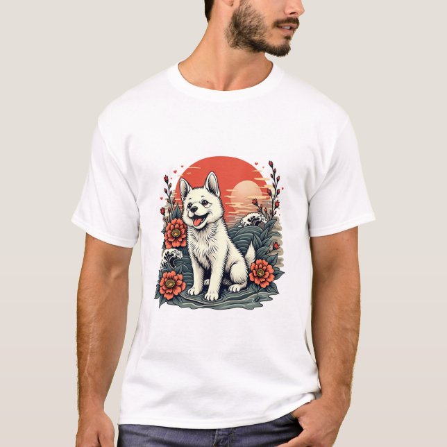 Camiseta Funny Puppy Tee | Perfect Gift for Dog Lovers (Frente)