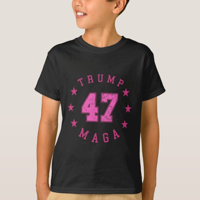 Camiseta Funny Qr 45 47 Trump Inauguration 2025 Dance Code (Frente)