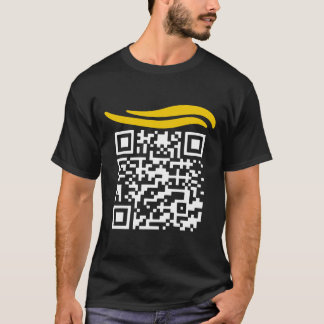 Camiseta Funny Qr Presidente Trump Dance Code 1