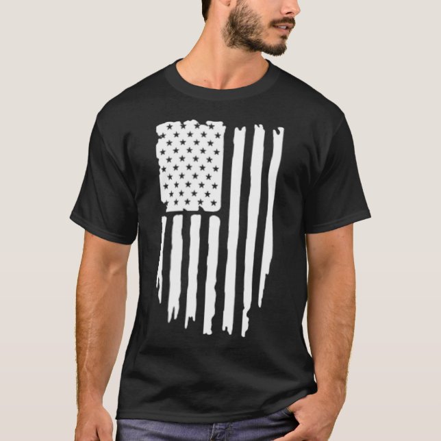 Camiseta Funny Qr Presidente Trump Dance Code (em Byck) 3 (Frente)