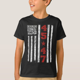 Camiseta Funny Qr Presidente Trump Dance Code Trump 4547 (e