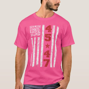 Camiseta Funny Qr Presidente Trump Dance Code Trump 4547 (O