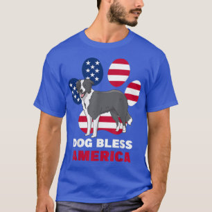 Camiseta Funny Quarto de julho, fronteira Patriótica dos EU