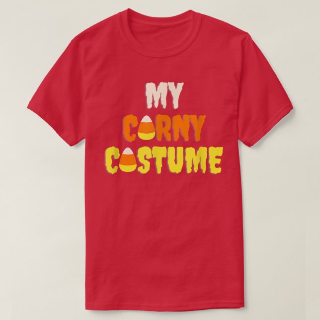 Camiseta Funny Quick Candy Corn Costume  (Frente do Design)