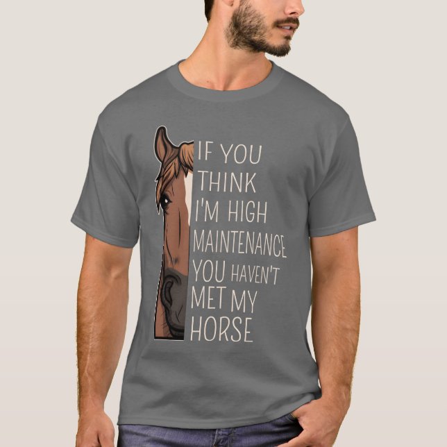 Camiseta Funny Quote For Riders And Horse Lovers funny (Frente)