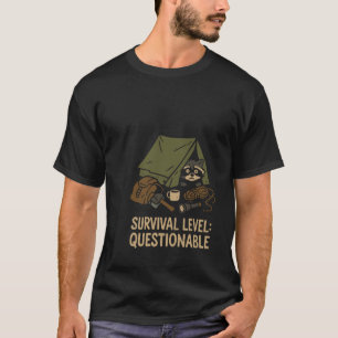 Camiseta Funny Raccoon acampando Humor Gift