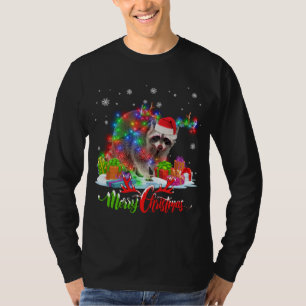 Camiseta Funny Raccoon Animal Merry Christmas Party Family