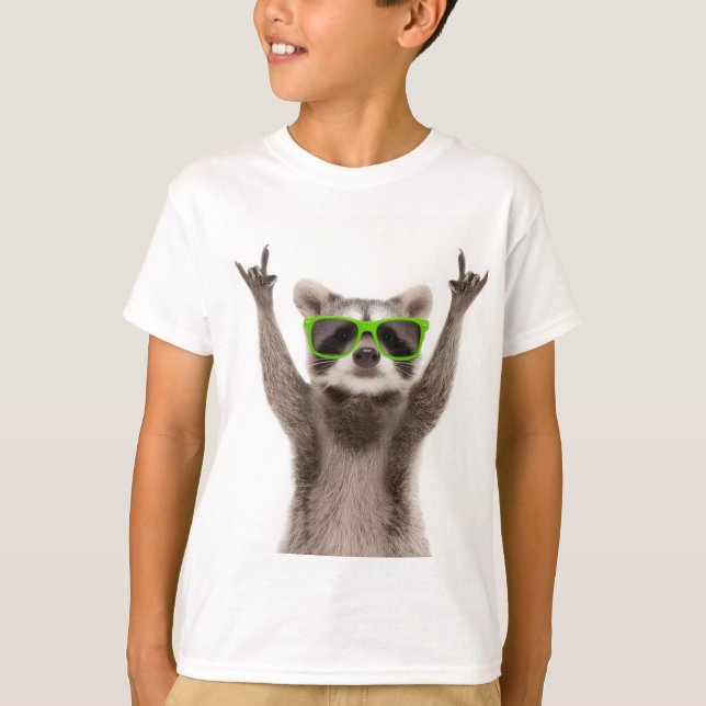 Camiseta Funny racoon (Frente)