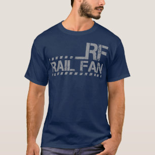 Camiseta Funny Rail graphic RF Rail Fan Railroad and Tra