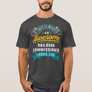 Camiseta Funny Railroad Comissário Incrível