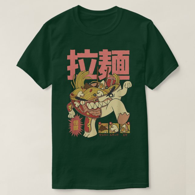 Camiseta Funny Ramen Manga (Frente do Design)