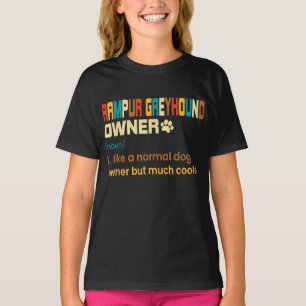Camiseta Funny Rampur Greyhound Vintage Retro Cachorro Mãe