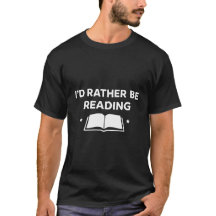 Funny Reading Lover I’d Rather Be Reading Retro