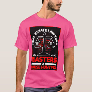 Camiseta Funny Real Estate Lawyer Cita Procurador Jurídico