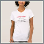 Camiseta Funny Red and Black Brunch Quote<br><div class="desc">Have a little fun with this t-shirt that says "BRUNCH" is the way to go... because "LUNFAST" sounds stupid. Humorous and fun!</div>