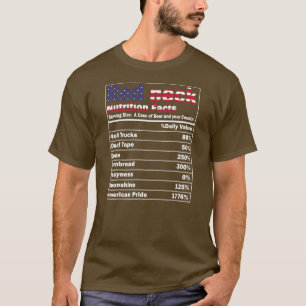 Camiseta Funny Redneck Facts 4 de julho Country
