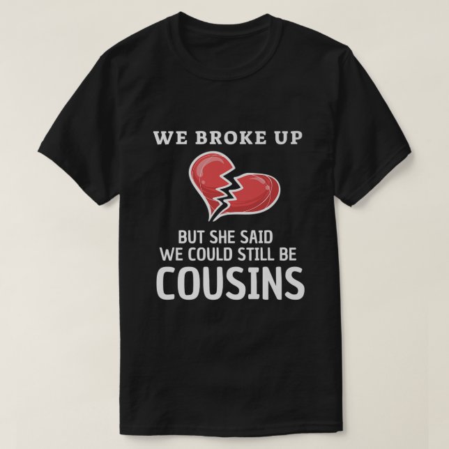 Camiseta Funny Redneck White Trash We Broke Up Costume Tee  (Frente do Design)