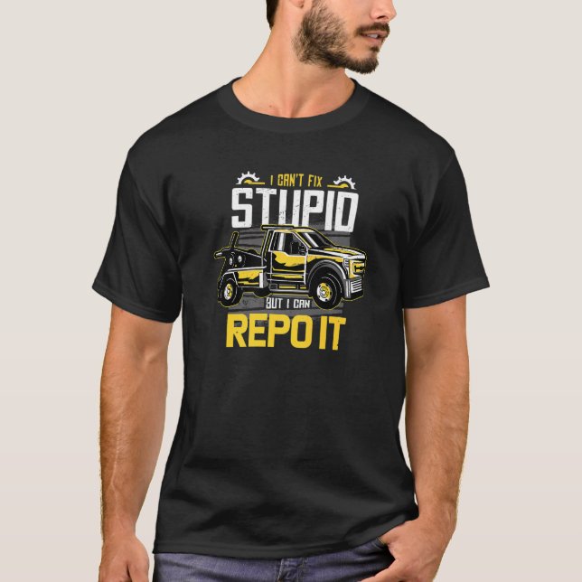 Camiseta Funny Repo Repossession Recovery Agent Premium (Frente)