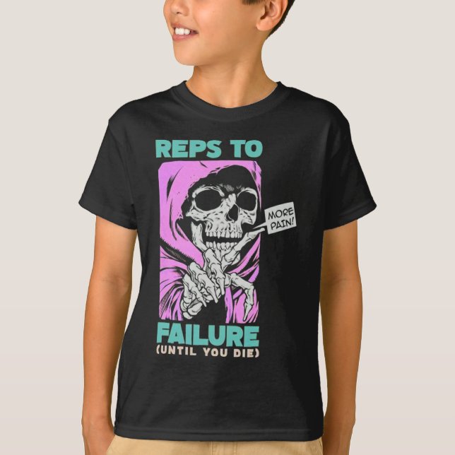 Camiseta Funny Reps To Failure Weinclusive F (Frente)