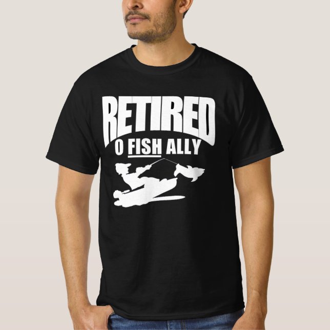 Camiseta funny retirement of a fisherman  (Frente)