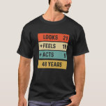 Camiseta Funny Retro 48Th Birthday 48 Years Old Born In 197<br><div class="desc">Funny Retro 48th Birthday 48 Years Old Born In 1974</div>