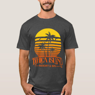 Camiseta Funny Retro Bohica Island Resort E Spa Veteran