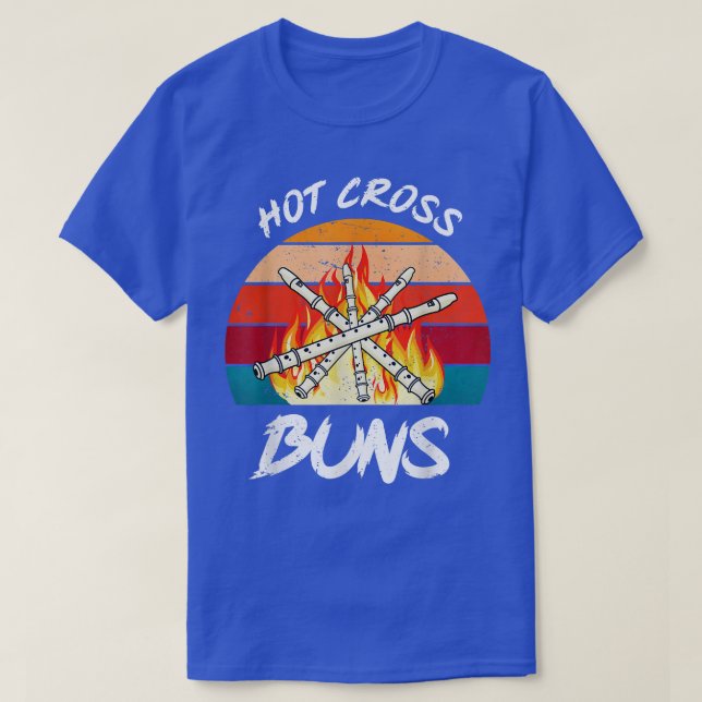 Camiseta Funny Retro Cross Buns Cake Baking Lover Baker Men (Frente do Design)
